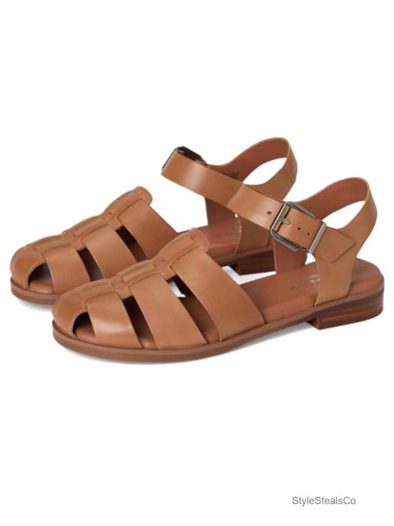 Fisherman Sandal With Cushioned Footbed Adjustable Buckle